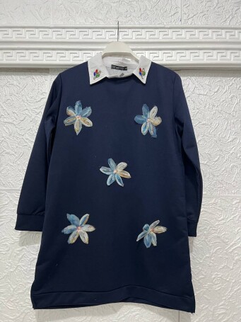 PAPATYA TUNİK LACİVERT - MODA SZN