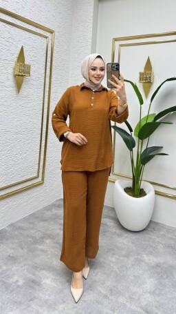 MÜSLİN PANTOLON TAKIM TABA 