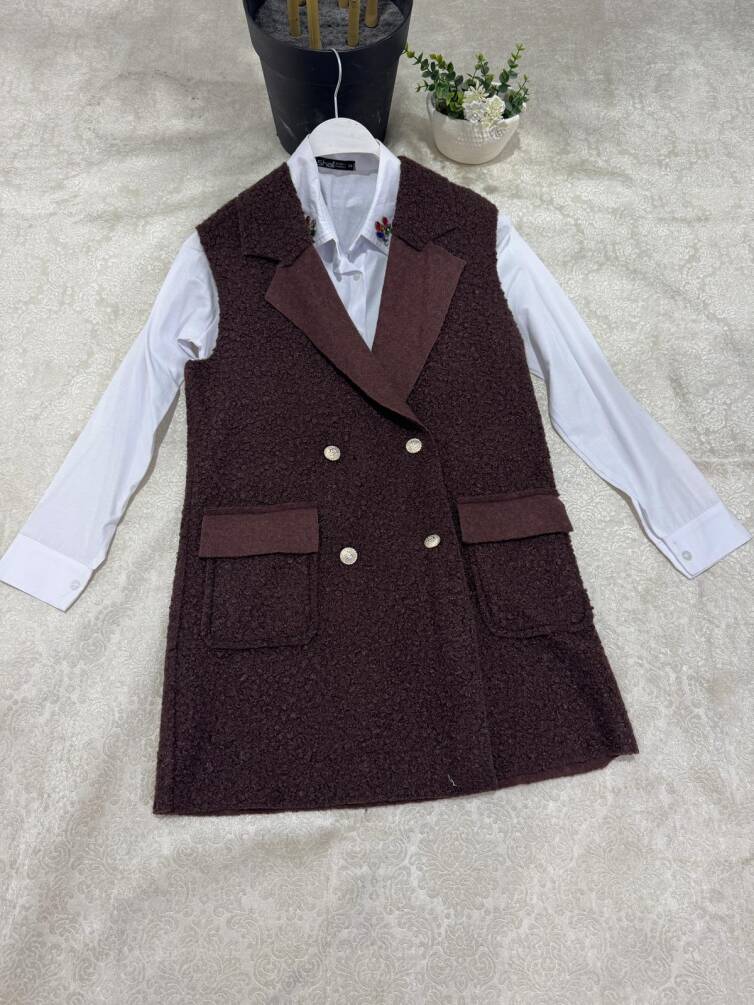7889 BUKLET YELEK BORDO - 1