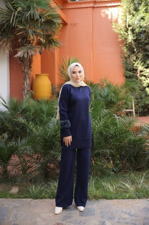 TP1045 TRİKO TAKIM LACİVERT - 1