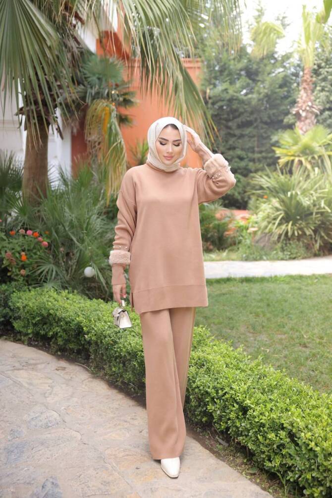 TP1045 TRİKO TAKIM CAMEL - 1
