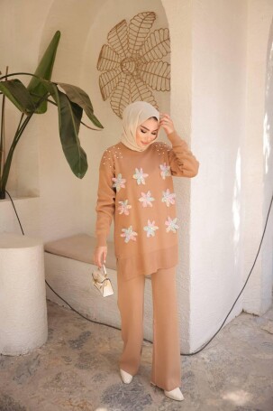 1006 TRİKO TAKIM CAMEL - 1