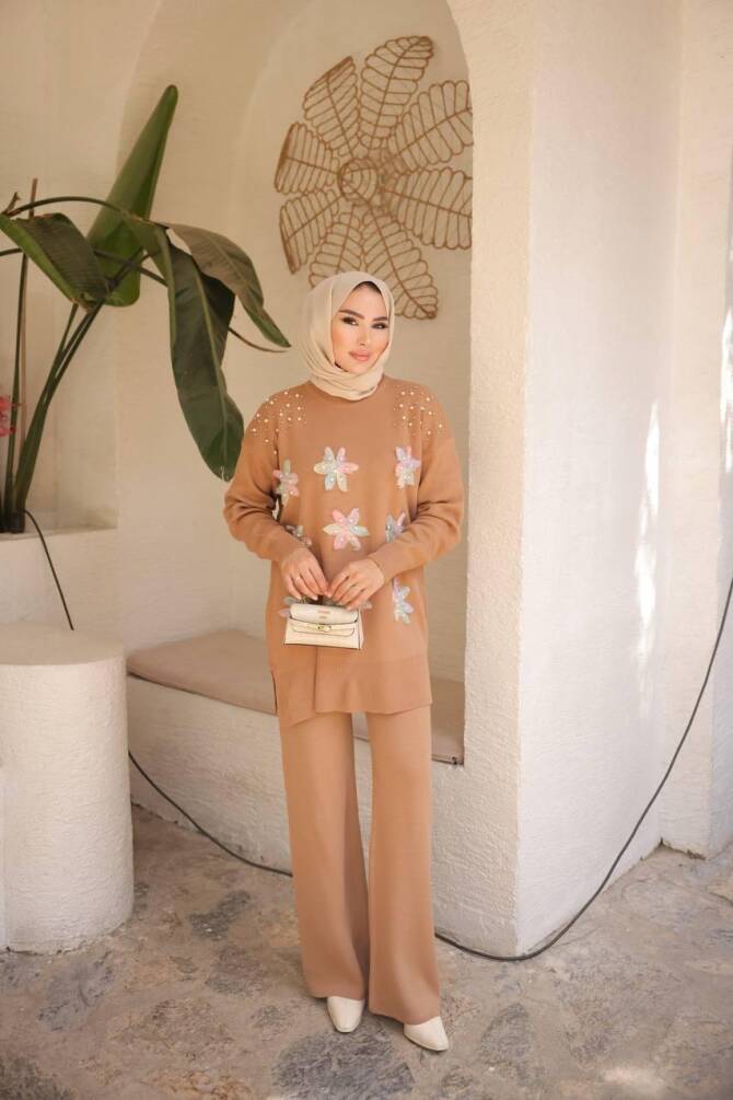 1006 TRİKO TAKIM CAMEL - 2