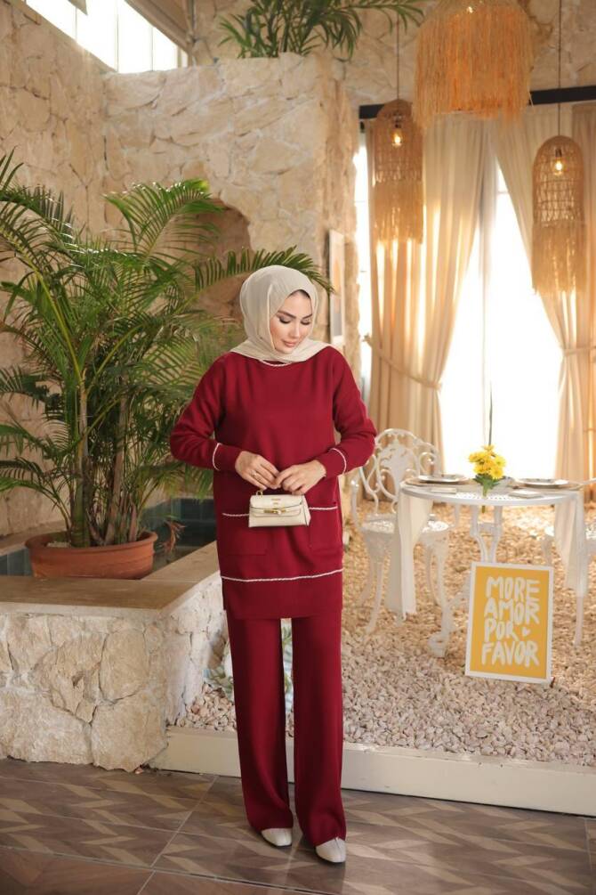 1072 TRİKO TAKIM KIRMIZI - 3