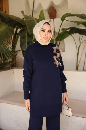 1036 TRİKO TAKIM LACİVERT - 2