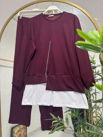 EMR001 OYSHO KUMAŞ ZİNCİRLİ TAKIM MÜRDÜM - 1