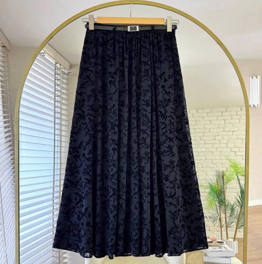 01 FLOK BASKI ASTARLI ETEK LACİVERT - 1