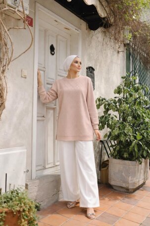 104 TAŞLI TONİK PEMBE - MODA SZN