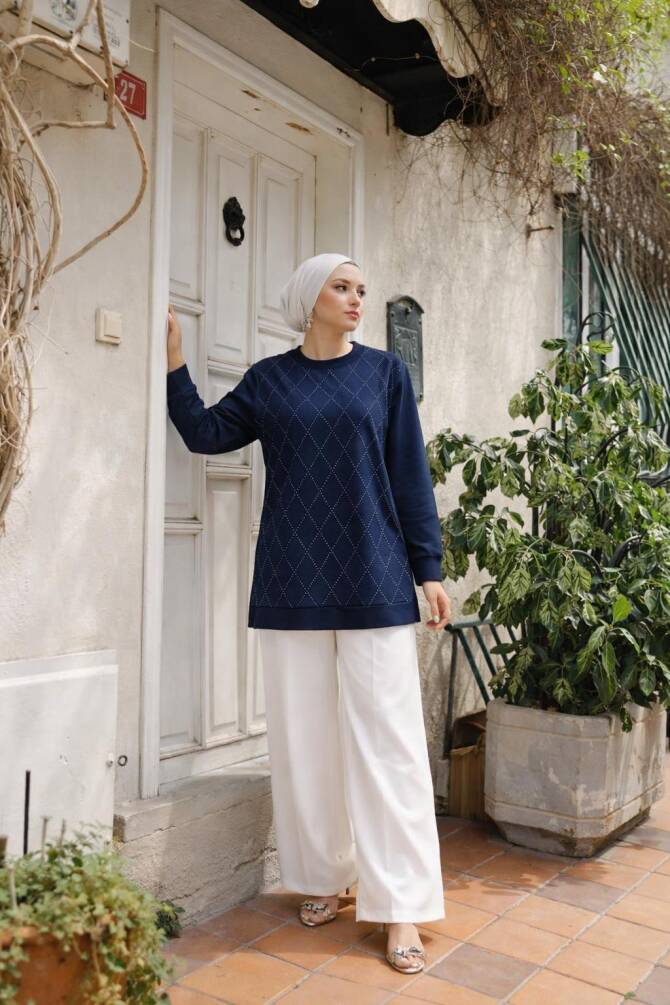 104 TAŞLI TONİK LACİVERT - 1