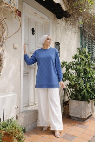 104 TAŞLI TONİK MAVİ - MODA SZN