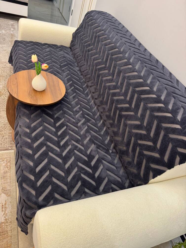 WELSOFT SÜNGERLİ ÇEKYAT ÖRTÜSÜ 170*210 CM LACİVERT - 1